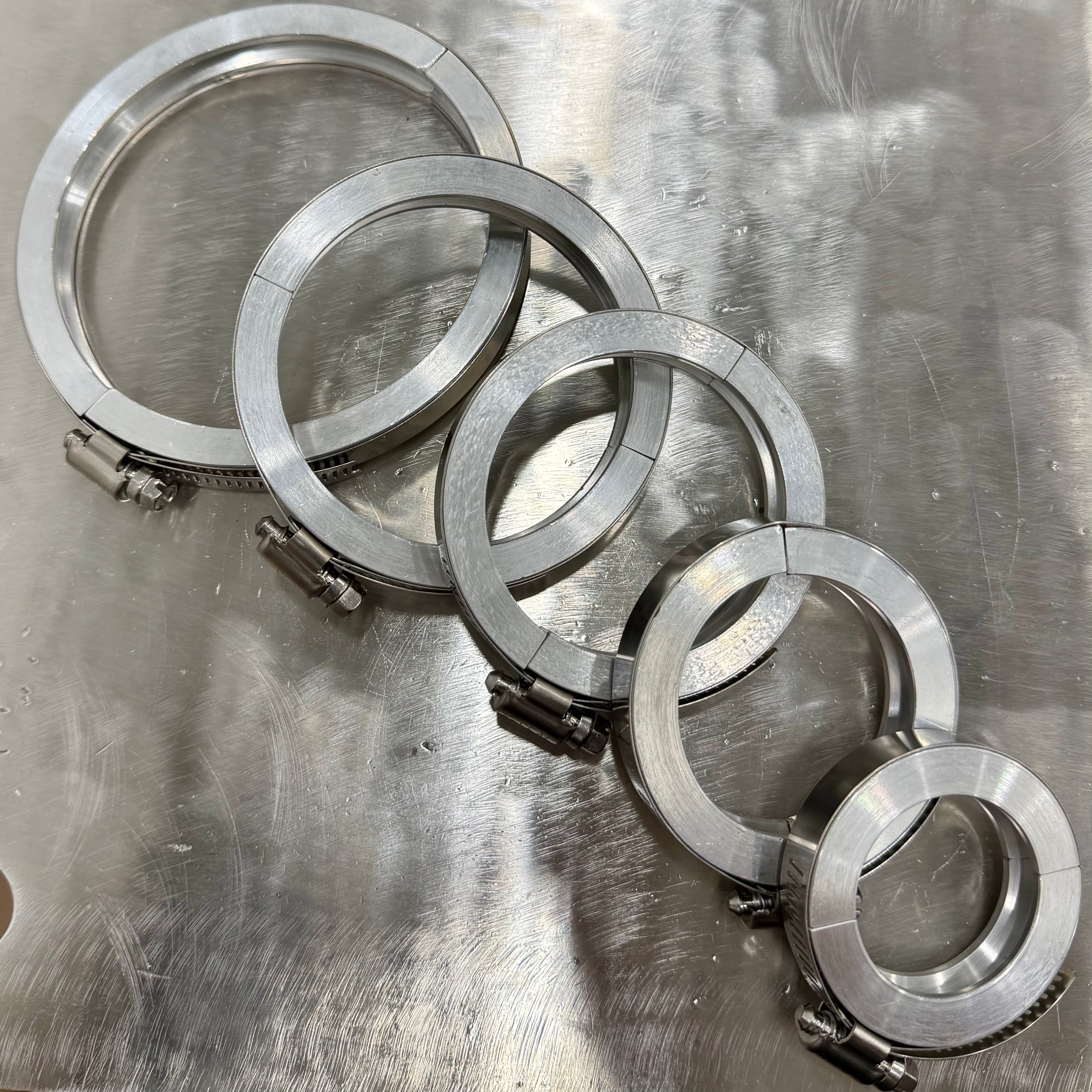 Aluminum Purge Clamps (Full Set)